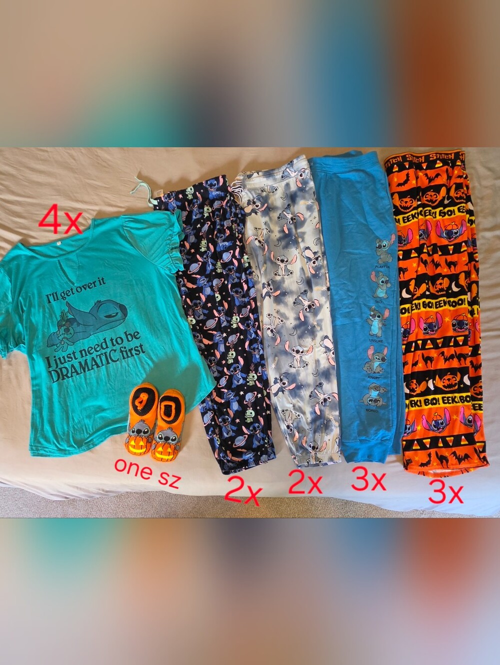 Disney Stitch BUNDLE lounge/Pajama Set - Cozy Sleepwear